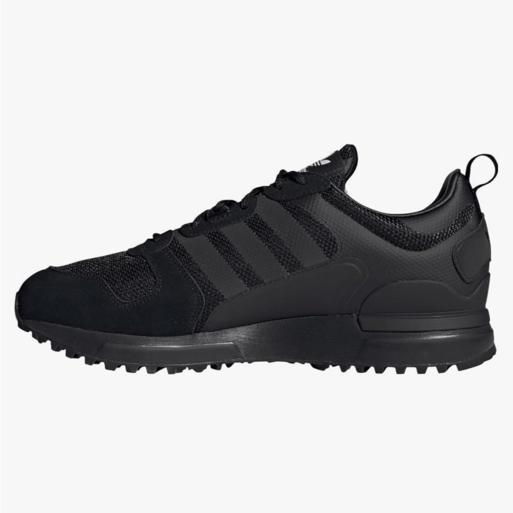 Adidas Men's Black and White Striped Sneakers